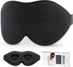 LitBear Sleep Mask - Best Contoured Design for Side and Stomach Sleepers